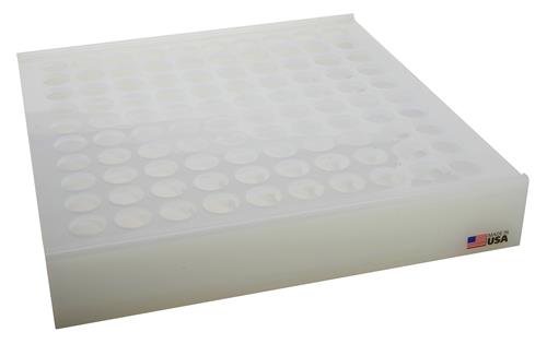 126304 | Rack Vial Scintillation 100 Place PP