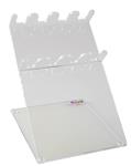 186614 | Pipettor Holder 4 Place Acrylic 12x8x8