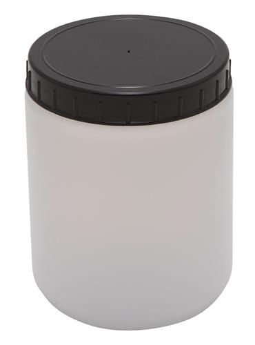 226415-0250 | Jar Round HDPE PP Cap 250mL