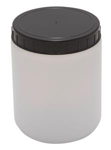 226415-0500 | Jar Round HDPE w PP Cap 500mL