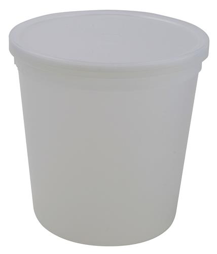 453555 | Container w Lid Natural PPCO 83oz