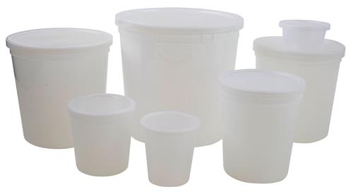 453605 | Container w Lid Natural PPCO 16oz