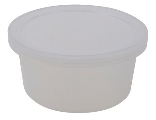 453565 | Container w Lid Natural HDPE 4oz