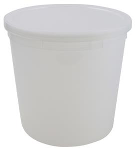 453635 | Container w Lid Natural HDPE 165oz