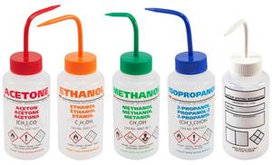 506495-0005 | Washbottle GHS WM Set of 5 LDPE 500mL