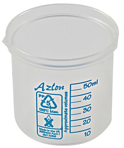 522085-0050 | Beaker Square Grad PP 50mL