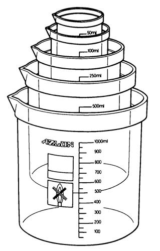 522085-0500 | Beaker Square Grad PP 500mL