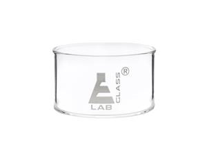 CH0067D | Crystallizing Dish, 100ml - Flat Bottom, No Spout - Borosilicate 3.3 Glass - Laboratory, Kitchen, Crafts - Eisco Labs