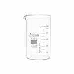 CH0127C | Beaker, 100ml - Tall Form with Spout - White, 10ml Graduations - Borosilicate 3.3 Glass - Eisco Labs