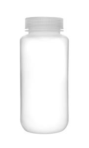 CH0172DW | Reagent Bottle, 500ml - Wide Mouth with Screw Cap - Polypropylene - Translucent - Eisco Labs
