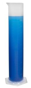 FSC1043 | Measuring Cylinder, 2000ml - Class B Tolerance - Round Base - Polypropylene Plastic - Industrial Quality, Autoclavable - Eisco Labs
