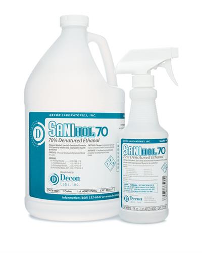 8601 | Sanihol 70 70 Ethyl Alcohol Solution 4x1G