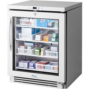 TSCI-150-001 | 4.72 Cu Feet Glass Door Pharmacy  Refrigerator
