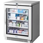 TSCI-150-001 | 4.72 Cu Feet Glass Door Pharmacy  Refrigerator