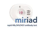 815311006005 | MedMira Miriad Rapid HBc HIV HCV Antibody Test Po