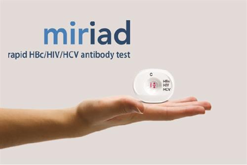 815311006005 | MedMira Miriad Rapid HBc HIV HCV Antibody Test Po