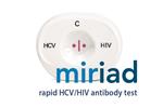 815311006012 | Miriad Rapid HCV HIV Antibody Test Point of Use le