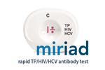 815311006043 | Miriad Rapid TP HIV HCV Antibody Test Point of Use