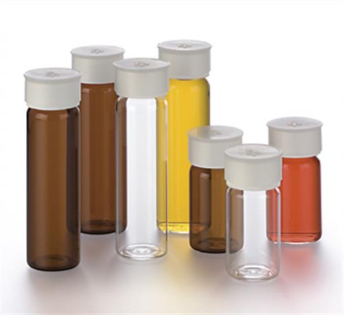 141-40A | EP 40ml vial amber 0.125 bonded septum premium pac