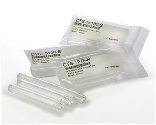 CTS-16100 | 16x100 clear glass culture tubes silanized cs 1000