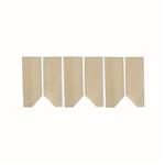 SW4 | Accessory Sweep 5.9 x 2 in package of 6 molded sil