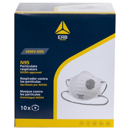 WEL28991 | 4400V N95 particulate respirator with valve  