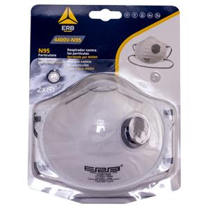 WEL4400VN95X2 | 4400V N95 particulate respirator with valve  