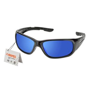 WELRSG100 | Glossy Black Frame w Black Temple Tips Sky Blue HC