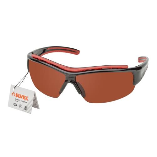 WELRSG301 | Glossy Black Frame with Red Brow and Temple Tips B