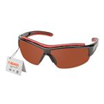 WELRSG301 | Glossy Black Frame with Red Brow and Temple Tips B