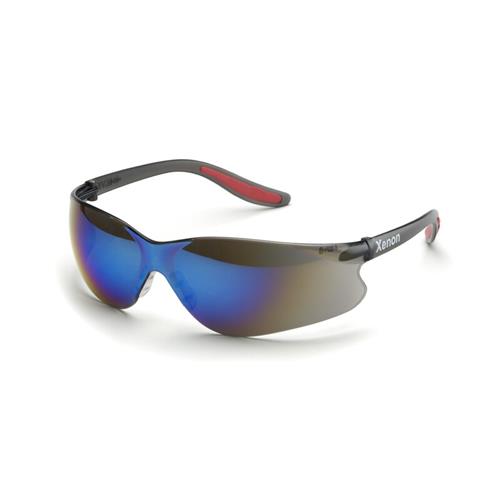 WELSG14M | Flash Mirror HC PC Lens Black Temples Red Tips