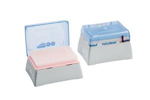 0030078853 | ep Dualfilter T.I.P.S.® 384, PCR clean and sterile, 0.1 – 20 µL, 42 mm, light pink, colorless tips, 3,840 tips (10 racks × 384 tips)