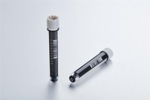 0030079400 | Eppendorf CryoStorage Vial, 0.5 mL, free of DNase, RNase, human DNA, endotoxin; external thread, pre-capped gray, with 2D SafeCode (DataMatrix/ECC200), linear and human readable code, 960 vials (10 racks × 96 vials), individually packed racks