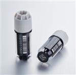 0030079469 | Eppendorf CryoStorage Vial, sterile, 1.0 mL, free of DNase, RNase, human DNA, endotoxin; external thread, pre-capped gray, with 2D SafeCode (DataMatrix/ECC200), linear and human readable code, 960 vials (10 racks × 96 vials), individually packed racks