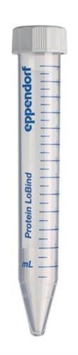 0030122208 | DNA LoBind® Tubes, screw cap, DNA LoBind®, 15 mL, conical tubes, PCR clean, colorless, 200 tubes (4 bags × 50 tubes)