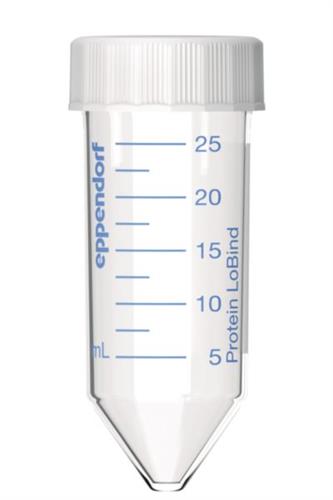0030122275 | DNA LoBind® Tubes, screw cap, DNA LoBind®, 25 mL, PCR clean, colorless, 200 tubes (4 bags × 50 tubes)