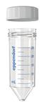 0030122429 | Eppendorf Conical Tubes 25 mL, screw cap, 25 mL, PCR clean, colorless, 200 tubes (4 bags × 50 tubes)