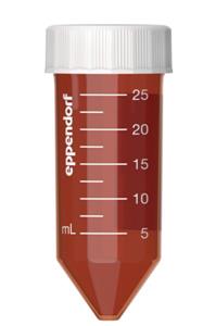 0030122437 | Eppendorf Conical Tubes 25 mL, screw cap, 25 mL, sterile, pyrogen-, DNase-, RNase-, human and bacterial DNA-free, colorless, 200 tubes (8 bags × 25 tubes)