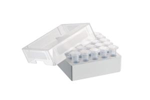 0030140524 | Storage Box 8 × 8, freezer box, for 64 tubes 1 – 2 mL, 3 pcs., height 53 mm, 2 in, polypropylene, for freezing to -86 °C, autoclavable, with lid and alphanumeric code