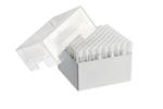 0030140540 | Storage Box 9 × 9, freezer box, for 81 screw cap (cryog.) tubes 3 mL, 2 pcs., height 76 mm, 3 in, polypropylene, for freezing to -86 °C, autoclavable, with lid and alphanumeric code