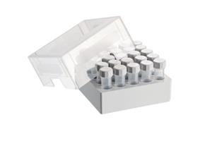 0030140591 | Storage Box 3 × 3, freezer box, for 9 tubes 50 mL and 4 tubes 15 mL, 2 pcs., height 127 mm, 5 in, polypropylene, for freezing to -86 °C, autoclavable, with lid and alphanumeric code