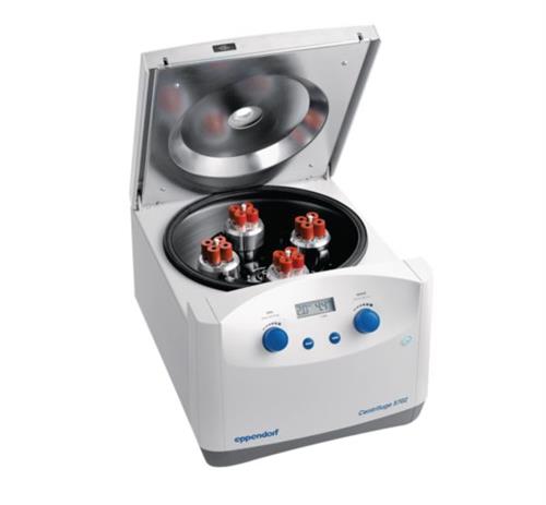 022628092 | Centrifuge 5810 R, keypad, refrigerated, with Rotor S-4-104 incl. adapters for 13/16 mm round-bottom tubes, 120 V/50 – 60 Hz (US), 15 A