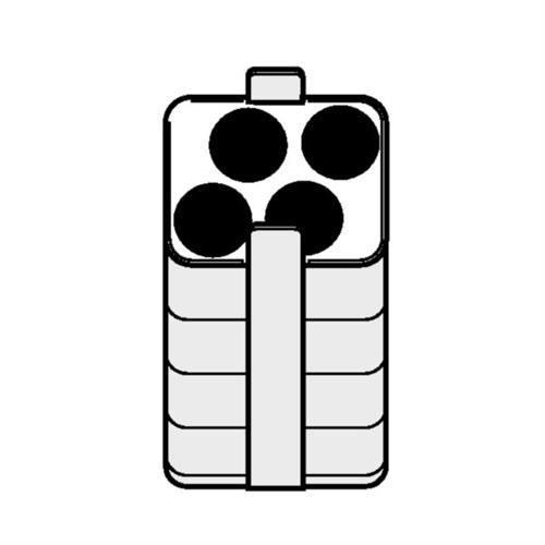 022638343 | Adapter, for 3 conical tubes 50 mL, for 250 mL rectangular bucket in Rotor A-4-62, 2 pcs.