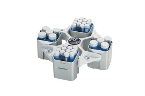 022638602 | Rotor A-4-81, for 500 mL rectangular buckets or MTP/Flex buckets, incl. 4 x 500 mL rectangular buckets