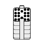 022638707 | Adapter, for 20 round-bottom tubes 1.2 – 5 mL, for 500 mL rectangular bucket in Rotor A-4-81 and Rotor S-4x500, 2 pcs.
