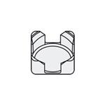 022638769 | Adapter, for 5 conical tubes 50 mL, for 500 mL rectangular bucket in Rotor A-4-81 and Rotor S-4x500, 2 pcs.