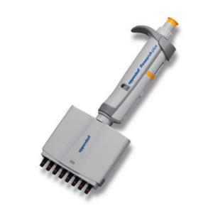2231300046 | Trade-in Eppendorf Research® plus, 12-channel, variable, Completion of your transaction for purchasing Trade-In pipettes will require that old pipettes be mailed directly into our facility within 30 days of receiving your new pipettes., 10 – 100 µL, yello