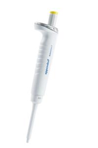2231302070 | Trade-in Eppendorf Reference® 2, 1-channel, variable, Completion of your transaction for purchasing Trade-In pipettes will require that old pipettes be mailed directly into our facility within 30 days of receiving your new pipettes., 10 – 100 µL, yellow. 