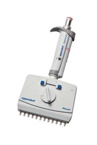 3125000117 | Eppendorf Research® plus Move It®, 8-channel, 4.5-14 mm cone distance, variable, incl. epT.I.P.S.® Box 2.0, 1 – 20 µL, light pink