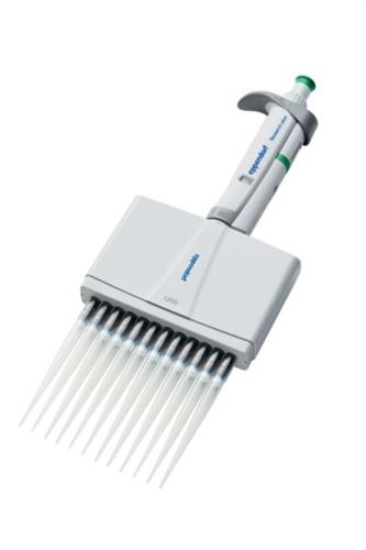3125000214 | Eppendorf Research® plus, 8-channel, variable, 120 – 1,200 µL, dark green. Replaces order no. 3122000213.